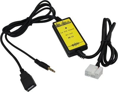 Cabo de entrada USB AUX para Honda Accord City Civic CRV Fit Odyssey CD Changer - Imagem 1 de 4