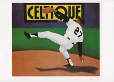 Postcard Vincent Scilla "Celtique" Baseball Art 1985 MINT Unused