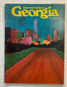 Jan 1981 Brown's Guide to GEORGIA -Guide to Atlanta, Milstead, Flat Shoals Creek - Picture 1 of 4