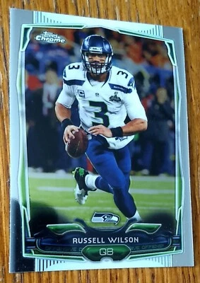 Russell Wilson, 2014 Topps cromo #102, Seahawks Foto 1 de 4
