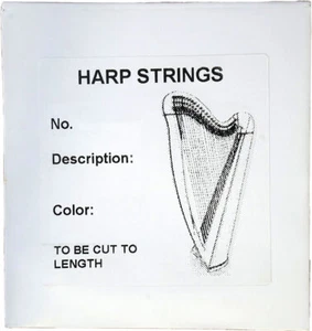 Glenluce SINGLE HARP STRING, D26, 4th Octave Nylon core & wound, From Hobgoblin - Picture 1 of 1