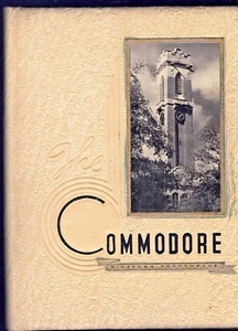 1945 Vanderbilt College/University Anuario, Commodore, Nashville, Tennessee - Imagen 1 de 24