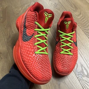Sz 10 Nike Zoom Kobe 6 Reverse Grinch Preowned FV4921-600 - Picture 1 of 24