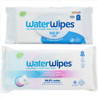 WaterWipes Baby Wipes Unscented Sensitive Newborn Skin+Adult Care Wipes 90 Total