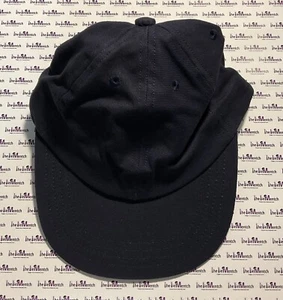 Brooks Brothers S/M Solid Navy Back Logo Baseball Cap 100% Cotton Adjustable - Picture 1 of 4