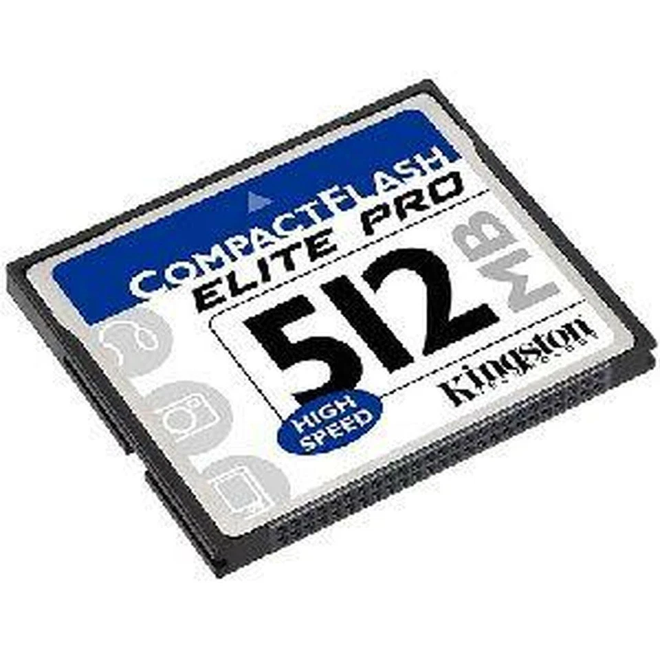 Kingston 512MB High-Speed CompactFlash Memory Card (CF/512-S) - Image 1 of 1