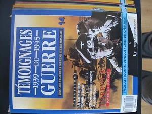 Témoignages de guerre de 1939 à 1945- 13 fascicules assemblés dans un classeur  - Picture 1 of 12