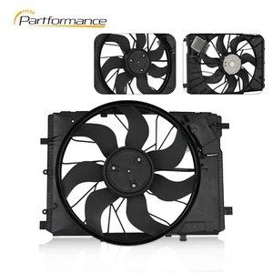 Radiator Cooling Fan For 2010-2020 Mercedes E350 SL450 W212 W204 C20 2129061002 - Foto 1 di 11