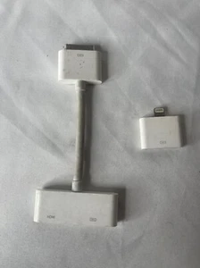 OEM Apple Adaptateur 30 Broches vers Lightning Connecteur A1468 avec 30 Pin vers HDMI A1388 - Photo 1 sur 4