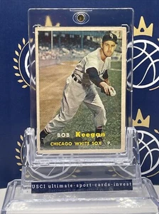 🇺🇸⚾️1957 Topps #99 Bob Keegan-EX-MT*RARE**Chicago White Sox*💯% Vintage* - Picture 1 of 2