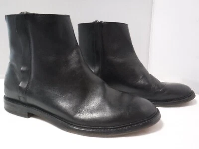 PM3 Men's Skechers Mark Nason 68023 Black Dual Zip Leather Chelsea Boots 11 - Image 1 of 4