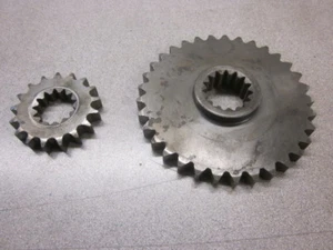 Polaris Galaxy Apollo Gemini Chaincase Sprockets 33 Tooth & 17 Tooth x 8 Wide - Picture 1 of 3
