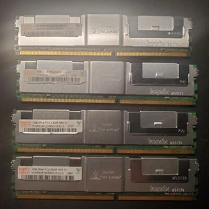 Hynix Memory 4GB (4x1GB) 2Rx8 PC2-5300F-555-11 RAM - Picture 1 of 2