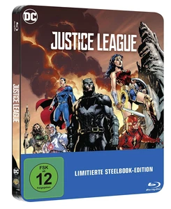 JUSTICE LEAGUE (Ben Affleck, Henry Cavill) Blu-ray Disc, Steelbook NEU+OVP - Bild 1 von 1