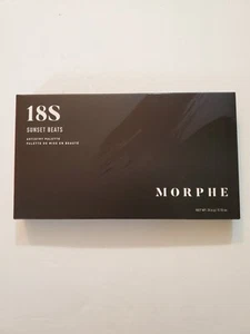 Morphe 18S Sunset Beats 18 Pressed Powder Palette Lidschatten Makeup Neu - Bild 1 von 4