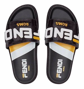 fendi slides black