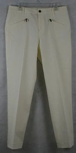 Lauren Ralph Lauren Cream Cotton Blend Pants SZ 10 EUC - Picture 1 of 11