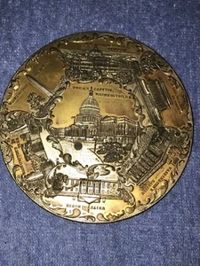 Disco rotondo vintage in metallo 5": Washington DC luoghi turistici: made in Japan - Foto 1 di 11