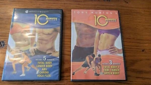 Beachbody Tony 10 Minute Trainer Lot Of 2 DVD Sets - 8 Workouts - Imagen 1 de 5