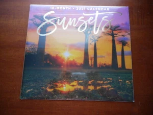 2021 Calendario de pared de 16 meses-Puestas de sol - Imagen 1 de 2