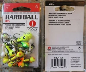 VMC HBJ VP Hard Ball Jig 1/4oz Value Pack 25 Jigs NIP HBJ14VP - Picture 1 of 1