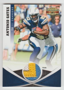 Parche de camiseta Prime SP #17/50 3 colores Antonio Gates 2011 Gridiron Gear usado en el juego - Imagen 1 de 2