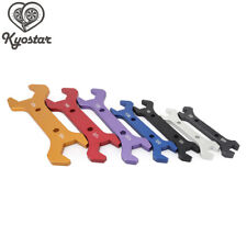 7pcs Double Hose Ended Spanner Tool Kit Wrench Set An3 to An20 Anodized Aluminum