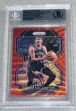 2021-22 Panini Prizm Tyrese Haliburton AUTO "NBA All-Star" Red Hyper Set BGS BAS