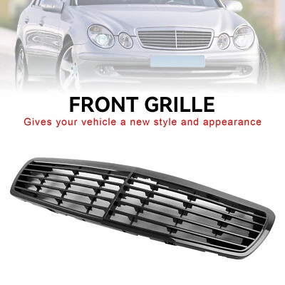 Front Grill Grille Fit Mercedes-Benz E-Class W211 E320 E350 E55  2002-2006 Foto 1 de 4