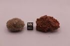 Aragonite and Vanadinite small specimens 1.25 &quot; and 1.75&quot; all natural