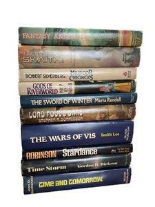 Vintage Sci-Fi Fantasy Hardcover Buch 10 Stück sehr gut 70er & 80er Jahre - Bild 1 von 12