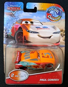CARS 3 - PAUL CONREV Color Changers - Mattel Disney Pixar - Imagen 1 de 2