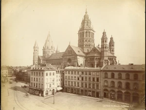 Deutschland,Allemagne,Mainz der Rhein,L.L.Vintage Albumen Print c.1875 - 22x27,5 - Bild 1 von 1