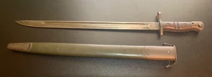Marked 1918 Military WW1 Us Model Rifle Bayonet Remington G&K Scabbard Hanger - Picture 1 of 16