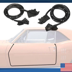 Par de sellos de viaje de clima de puerta de alta calidad para 70-81 Camaro Firebird Trans Am - Imagen 1 de 9
