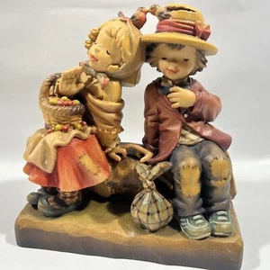 Vintage Edición Limitada Anri 8" Ferrandiz Niño Niña "Tender Touch" 239/750 - Imagen 1 de 5