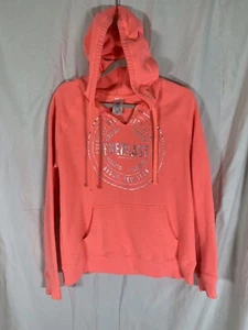 Everlast Woman’s Hoodie Sweatshirt Size Large Bright Orange  - Picture 1 of 5