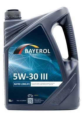 BAYEROL BAYRO LONGLIFE 5W-30 III, Motorenöl, 5L, Hergestellt in Deutschland