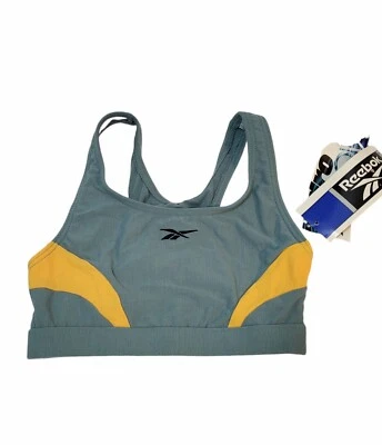 Reebok Nwt 90's Sports Size Small S Hydro Move Sea Blue Interval New Gym Workout - Image 1 of 4