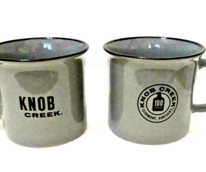 Juego de 2 tazas rústicas esmaltadas Knob Creek Bourbon, bourbon, Hot Toddy, - Imagen 1 de 6