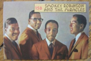 SMOKEY ROBINSON & THE MIRACLES CANTANTI 68 PANINI FIGURINA CARD 158  MINT