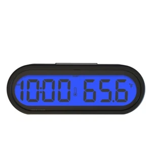 Dashboard Mounted Backlight Clock with Time Date Temperature Display - Picture 1 of 8