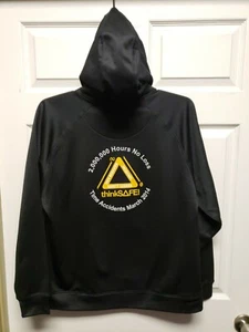 Ultra Club Men Black Hoodie Size XL Aerospace - Picture 1 of 9