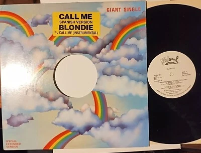 Blondie: Call Me (Llamame) Vinyl Record LP Spanish Mix US 12" NOT FOR SALE PROMO - Image 1 of 4