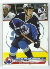 2003-04 AHL Top Prospects #43 Stephen Weiss
