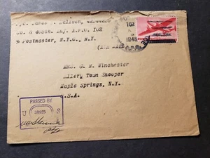 APO 102 KREFELD, GERMANY, ETO 1945 Censored WWII Army Cover 405th Infantry - Picture 1 of 2