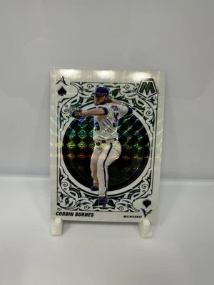 2022 Panini Mosaic Aces Green Mosaic Prizm Corbin Burnes #A-11 - Image 1 of 2