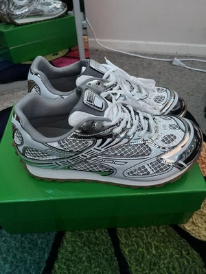 Bottega Veneta Orbit 'Silver White' - Totalmente Nuevo con Caja - DM Antes de Comprar! Foto 1 de 4