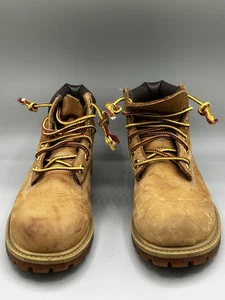 Timberland Hiking Boots Boys 12 Youth Tan Leather - Picture 1 of 8