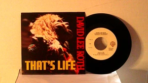 David Lee Roth,WB,"That's Life"US,7" 45 with P/S,1986 Goth rock classic, Mint - Picture 1 of 1